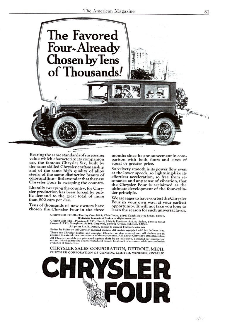 1926 Chrysler 6
